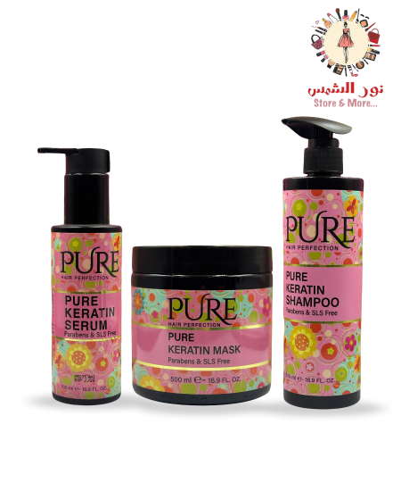 بكج بيور بالكيراتين للعناية بالشعر – Pure Keratin Hair Perfection Set
